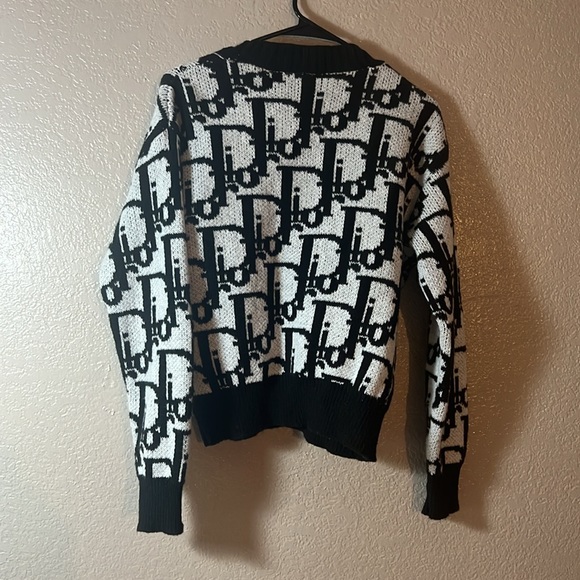 Traded.  CD Cardigan Monogram Knitted - Picture 4 of 4